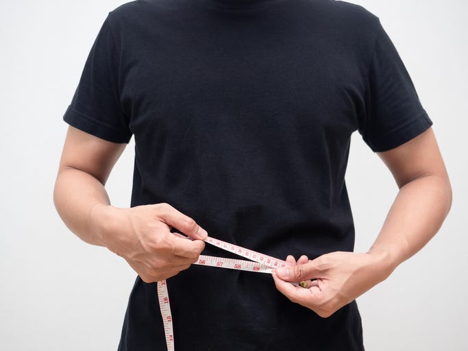 Measuring waist