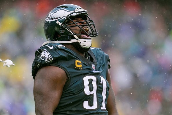 Fletcher Cox can become a free agent this offseason. 