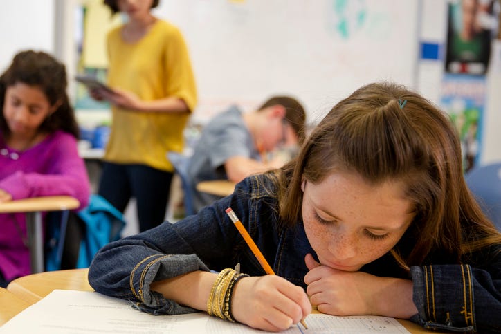 middle school students