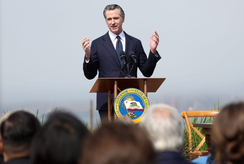 California Gov. Gavin Newsom speaks during a press conference on October 06, 2022 in San Francisco, California.