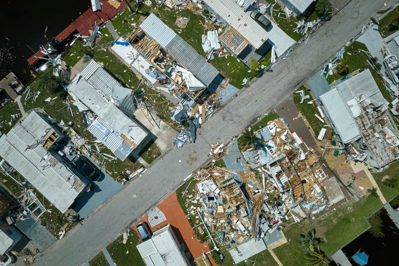 Storm damage in Florida.