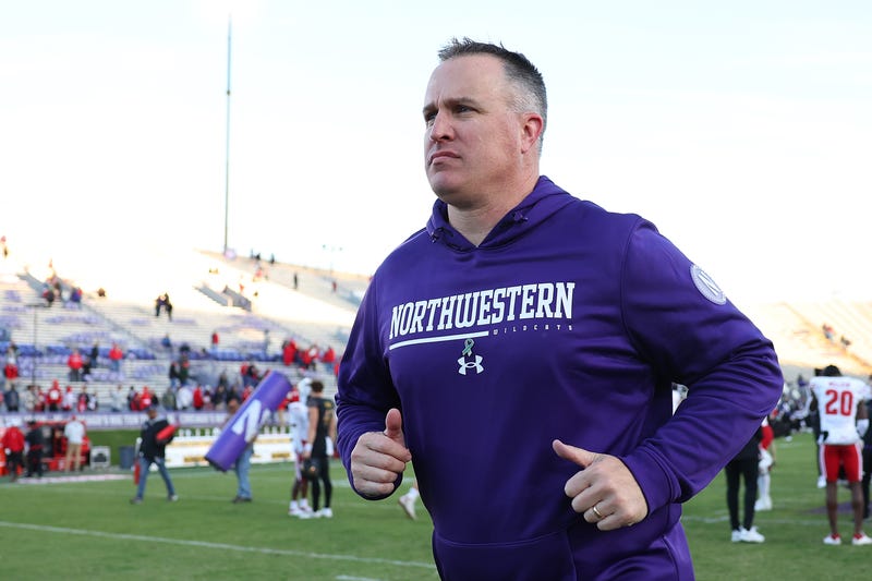 Pat Fitzgerald when he was NU coach