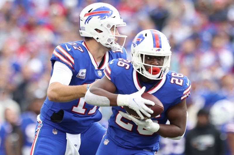 Josh Allen and Devin Singletary