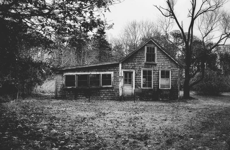 Creepy haunted house