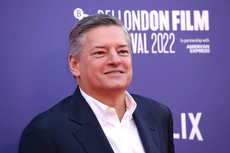 Chief Content Officer of Netflix, Ted Sarandos attends the "Guillermo Del Toro's Pinocchio" world premiere during the 66th BFI London Film Festival at The Royal Festival Hall on October 15, 2022 in London, England.