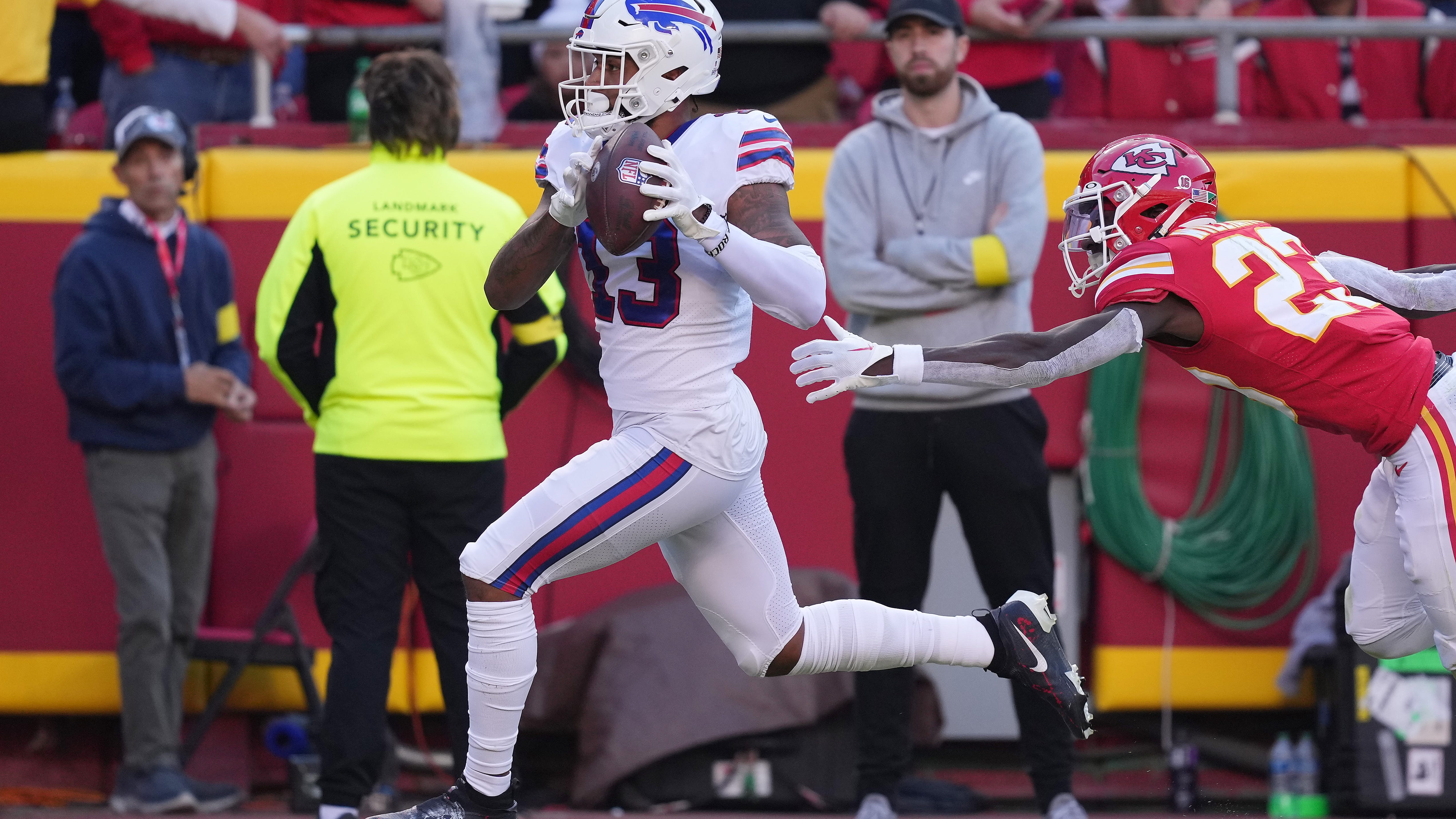 Bills declare four players out for Sunday's game against Chiefs