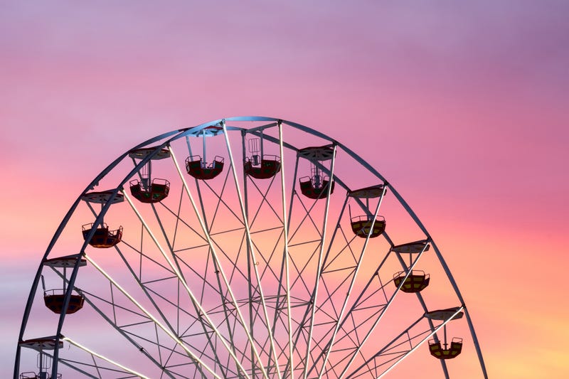 Ferris wheel at a state fair.