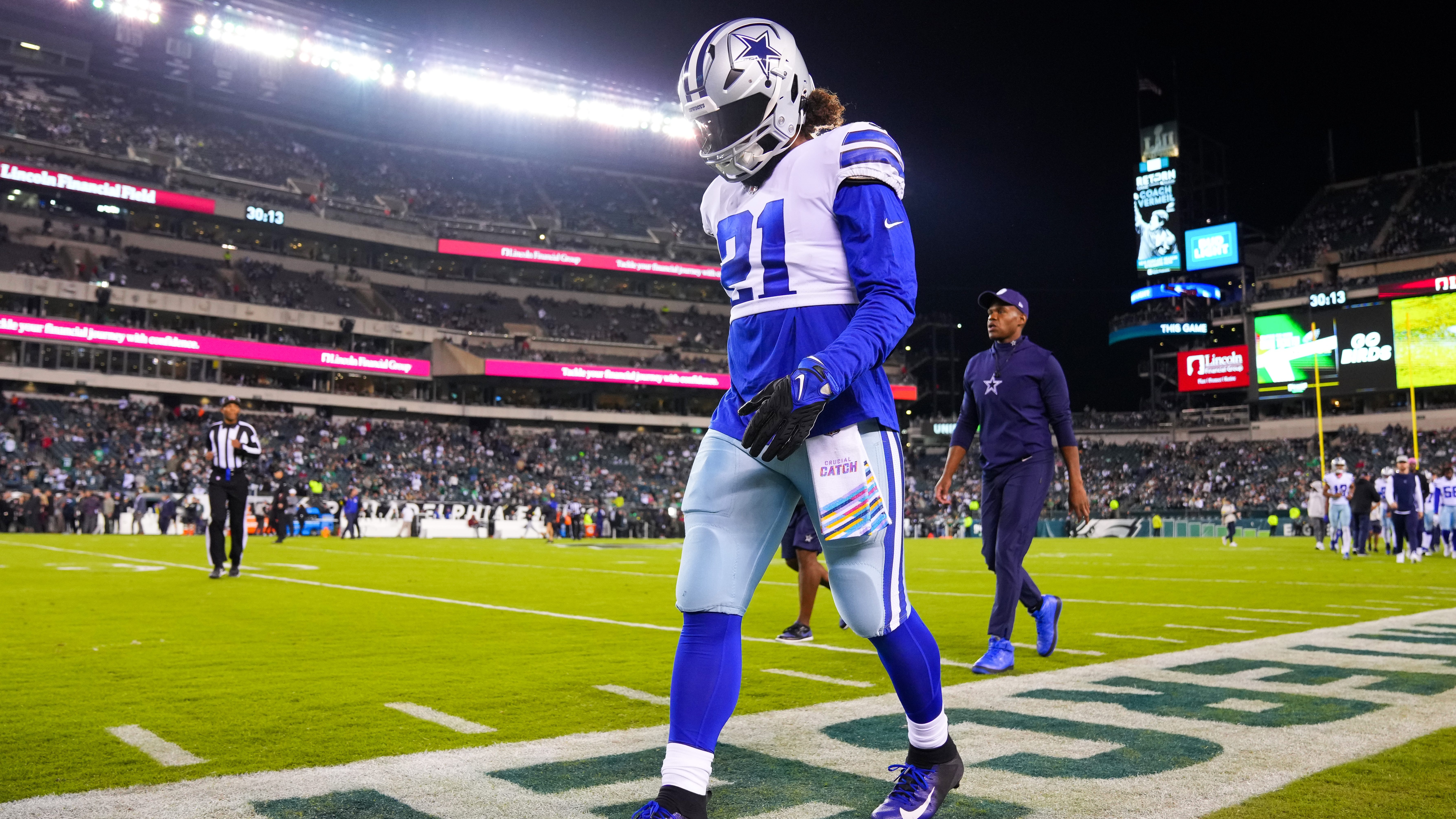 Cowboys elevate Qadree Ollison from practice squad, putting Zeke’s status in doubt for Week 10