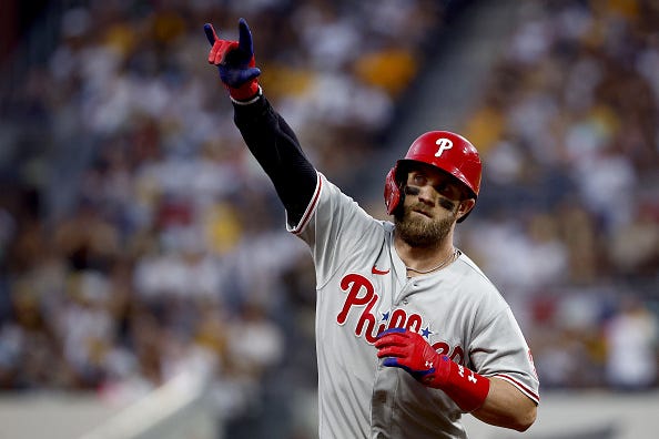 Bryce Harper is one of the best right fielders in baseball right now. 