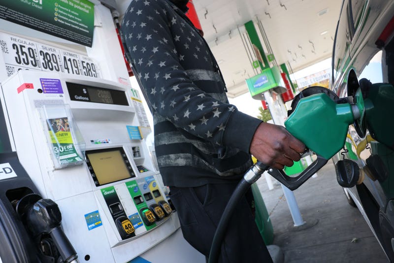A person prepares to pump gas at a BP gas station on Coney Island Avenue on October 19, 2022 in the Flatbush neighborhood of Brooklyn borough in New York City.