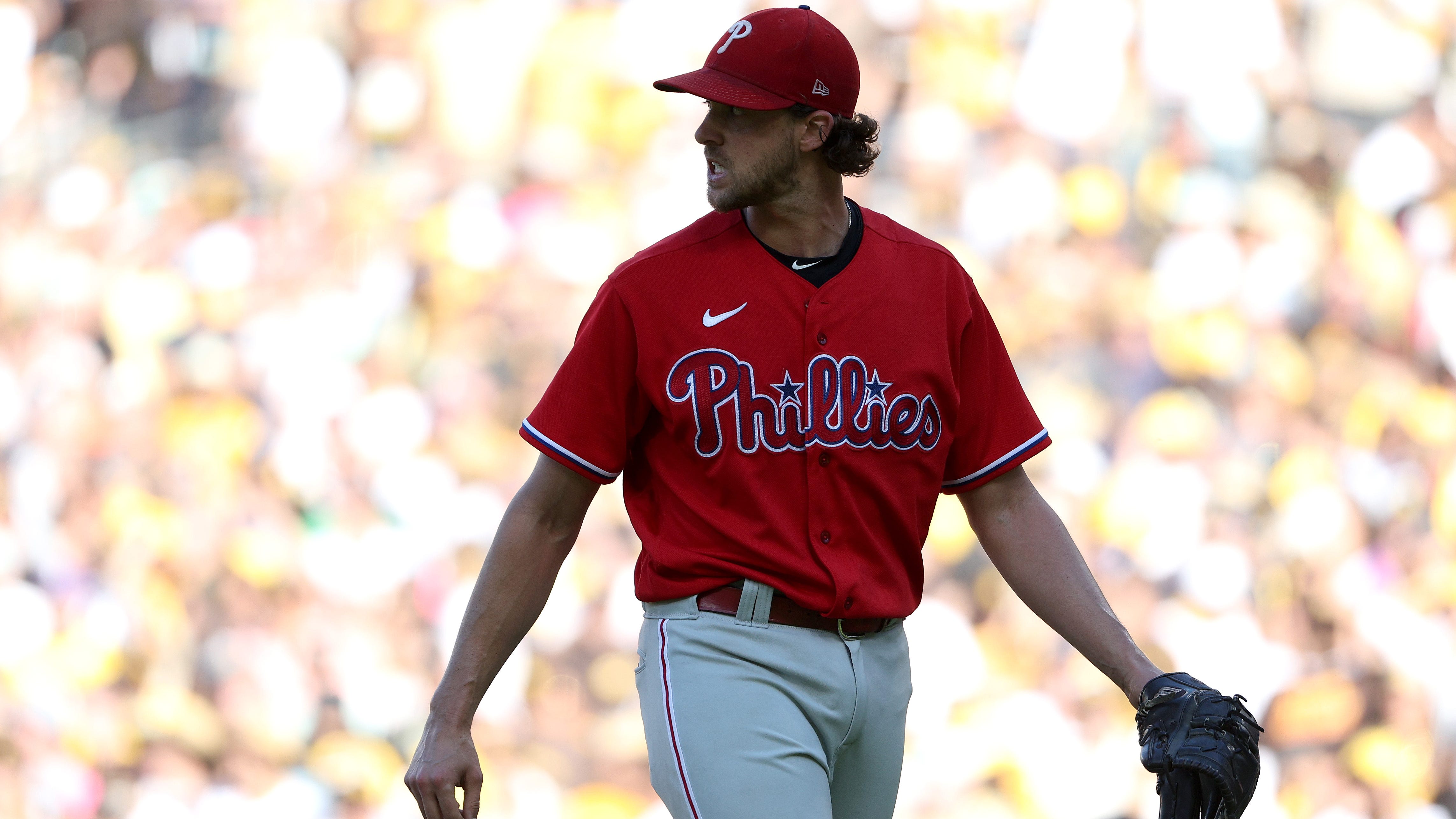 Aaron Nola’s 2 bad innings lead to Phillies NLCS Game 2 defeat