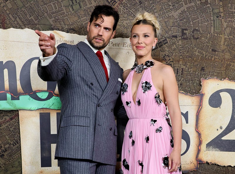 Henry Cavill and Millie Bobby Brown