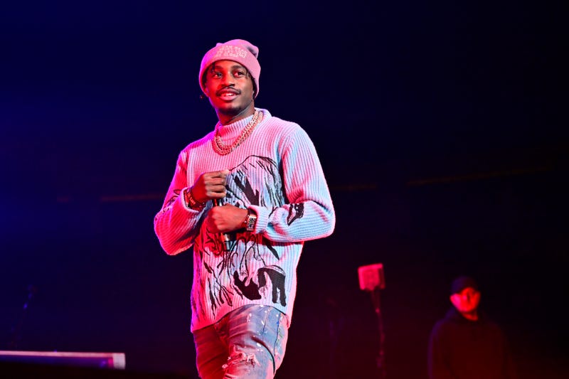 Lil Tjay performs onstage during Powerhouse NYC on October 29, 2022 in Newark, New Jersey.