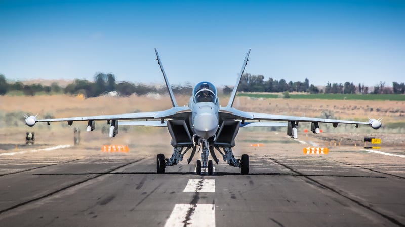 The Boeing Growler is a specialized electronic warfare version of the U.S. Navy's two-seat F/A-18F Super Hornet jet fighter.