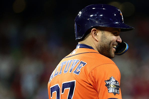 Jose Altuve is one of the best players in baseball. 