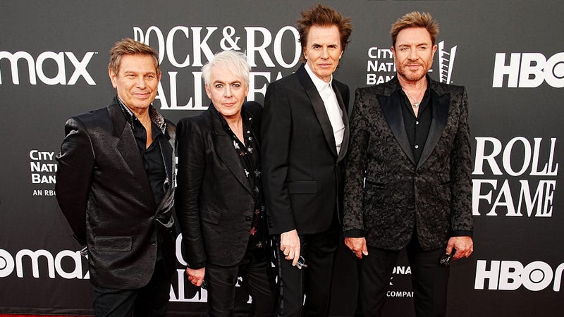 Roger Taylor, Nick Rhodes, John Taylor and Simon Le Bon of Duran Duran