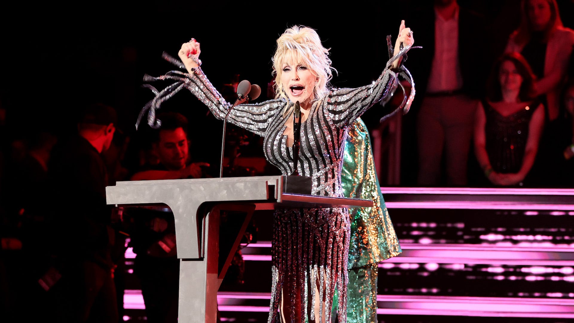 Dolly Parton is making good on her Rock album promise, with Stones and Zeppelin covers