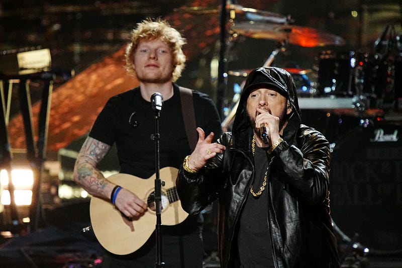 Ed Sheeran and Eminem