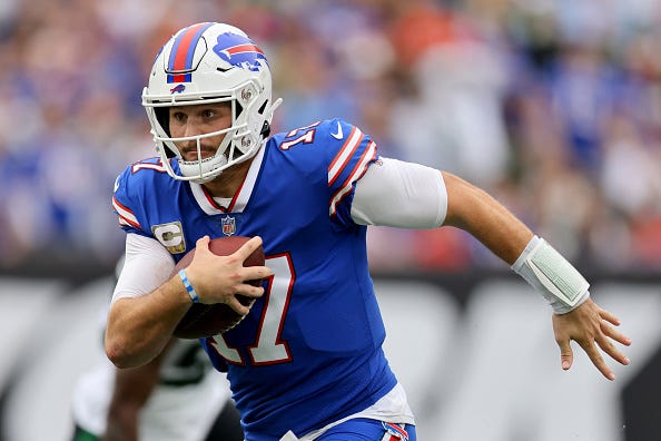 Josh Allen is one of the best quarterbacks in the NFL. 