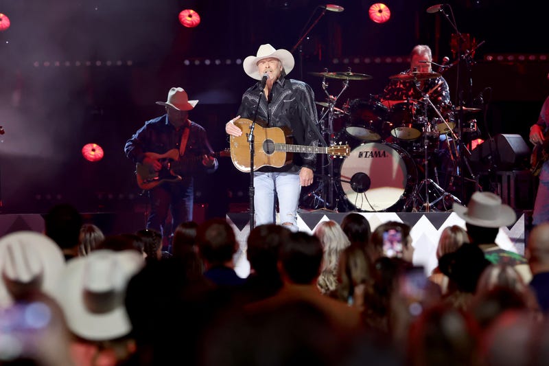 Alan Jackson performs onstage at The 56th Annual CMA Awards at Bridgestone Arena on Nov. 9, 2022, in Nashville, Tennessee.