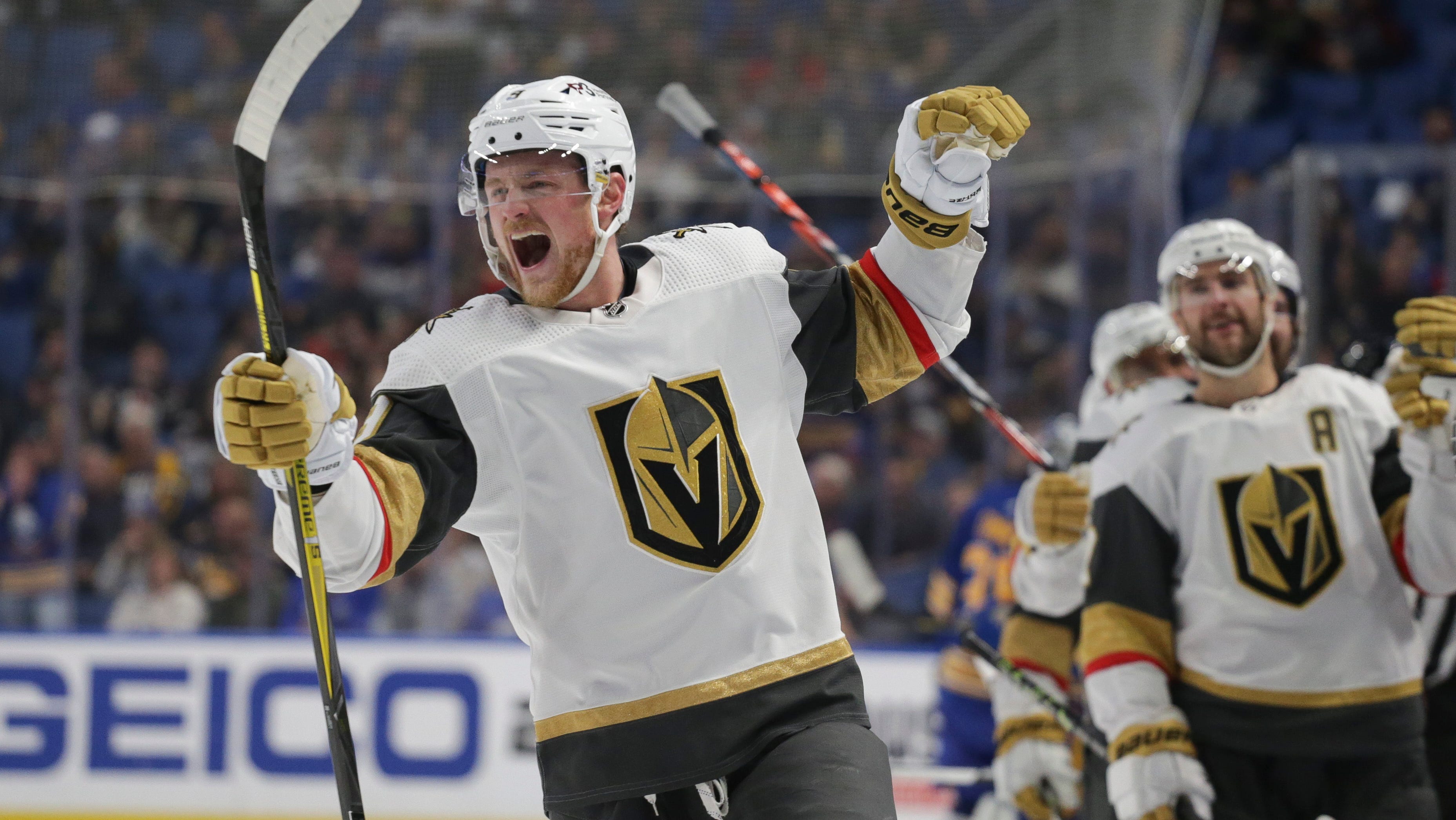 Eichel's offense leads Vegas to victory over Sabres