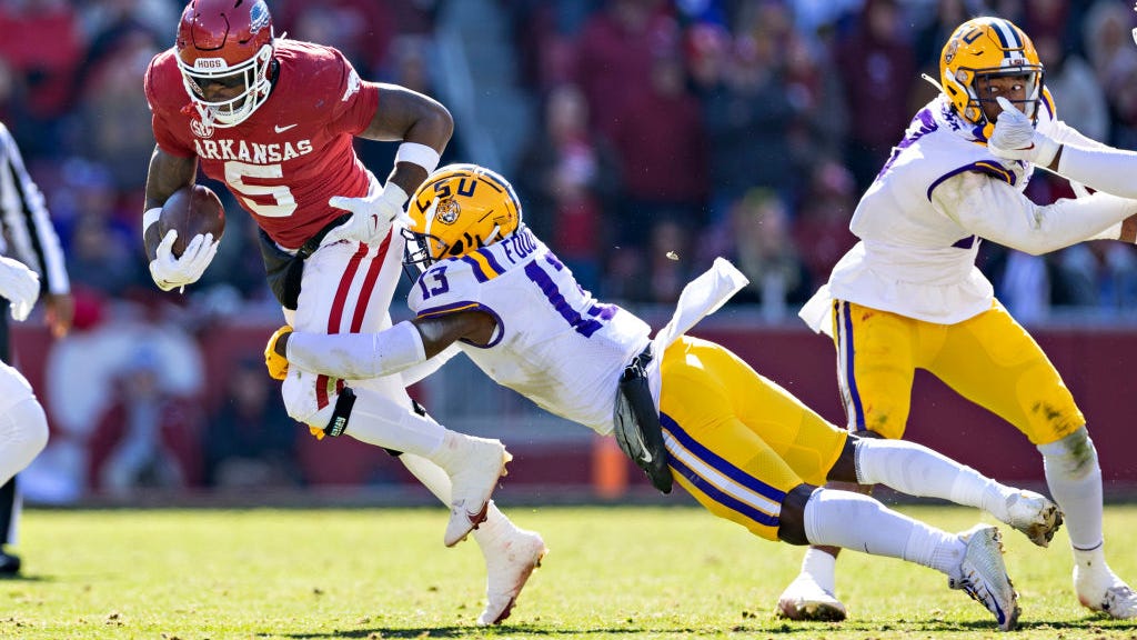 3 quick takeaways from LSU's big win at Arkansas: Harold Perkins … geez