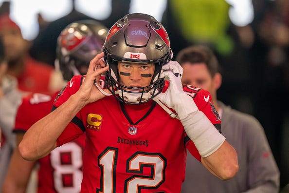 Tom Brady and the Buccaneers will play in Cleveland this week. 