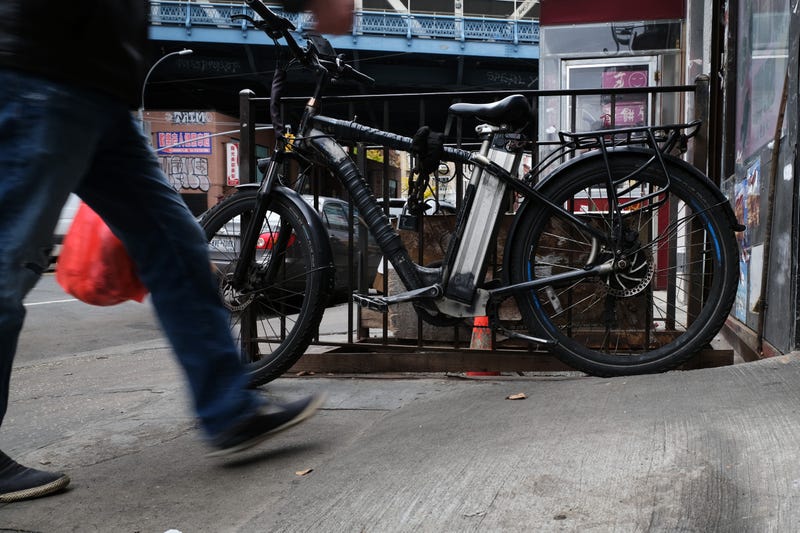 Sezar Morales Linares, 31, was was fatally hit by a box truck in Harlem on March 18, 2024, after falling off his e-bike.