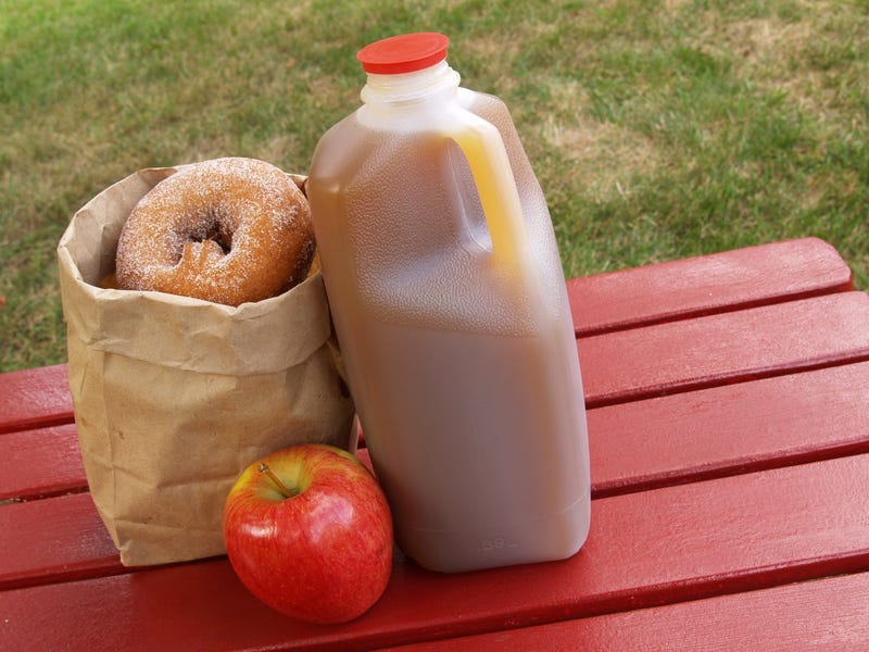 Cider and donuts