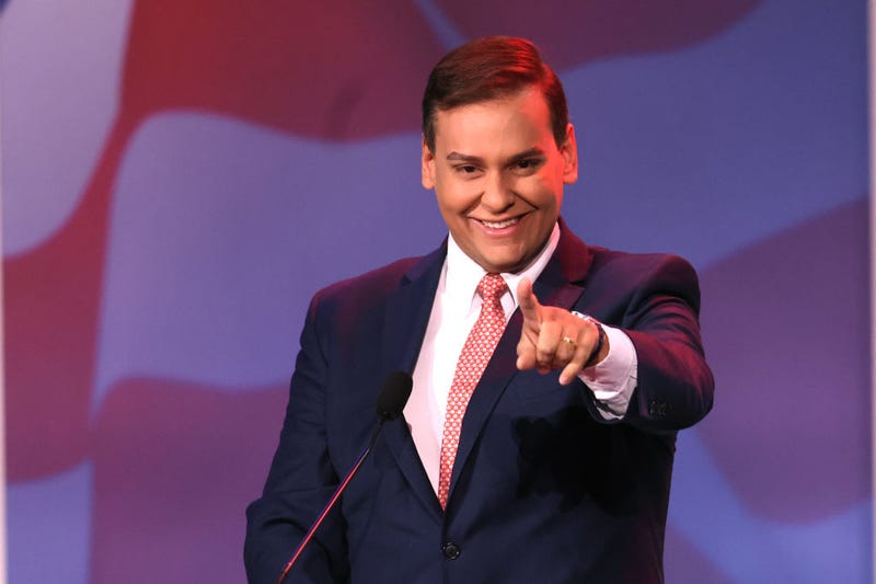 U.S. Representative-elect George Santos (R-NY) speaks at the Republican Jewish Coalition annual leadership meeting on November 19, 2022 in Las Vegas, Nevada.