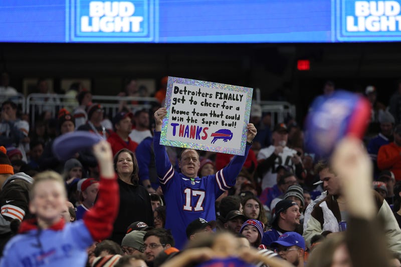 Bills fans in Detroit