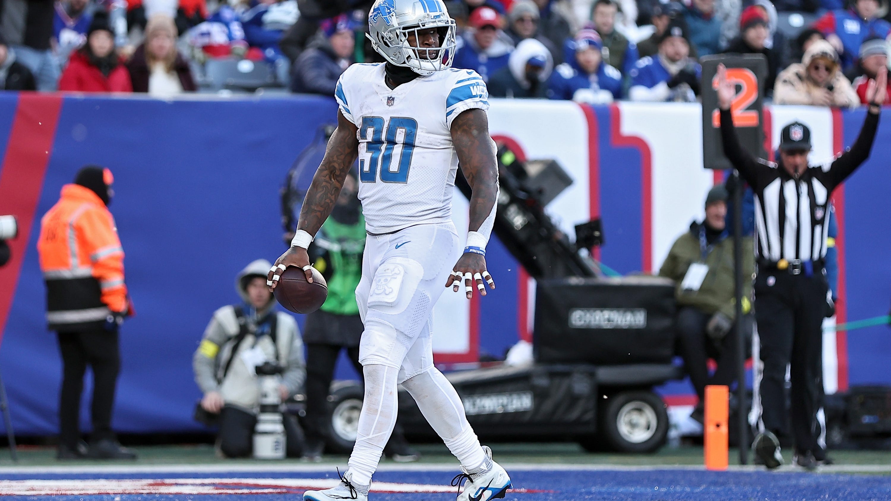 NFL touchdown leader Jamaal Williams: Lions 'just trying to make them waves move'