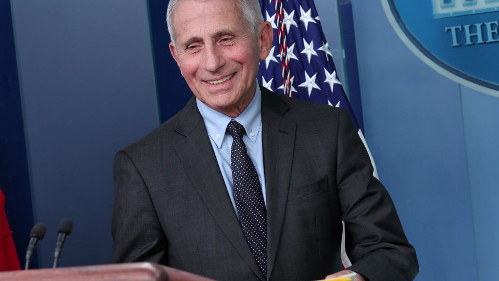 Fauci delivers final briefing, says get vaccinated