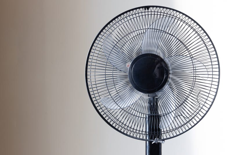 Close up of Floor standing fan