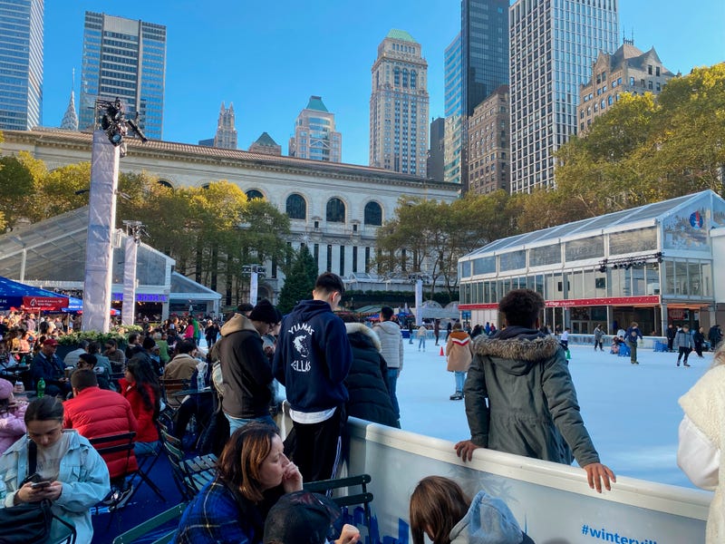 The Bank of America Winter Village at Bryant Park opens Oct. 27.