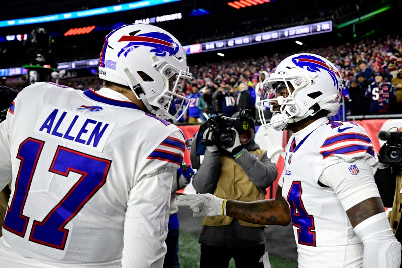 Josh Allen and Stefon Diggs