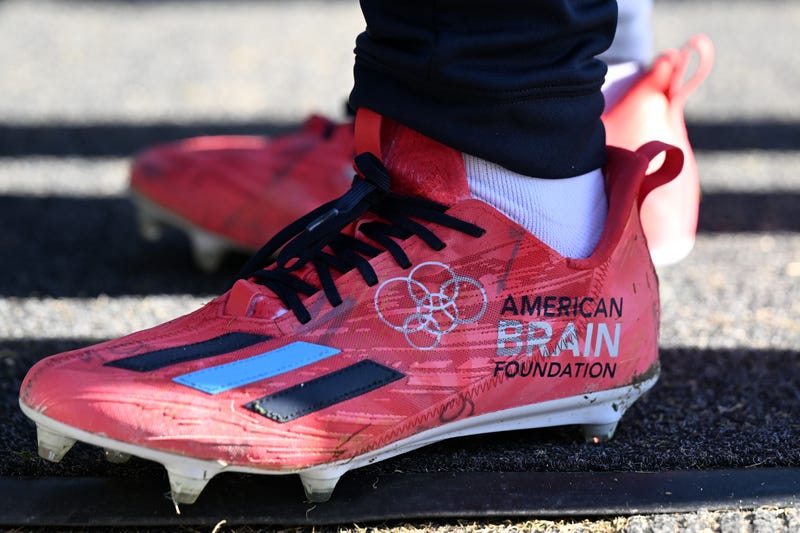 Justin Fields' shoes