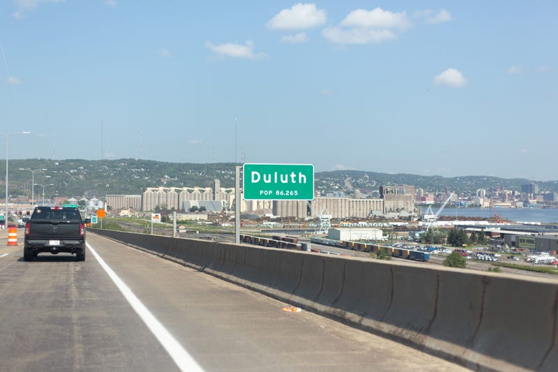 Duluth police say they arrested a 72-year-old man Thursday night who threatened to shoot the windows of an elementary school.