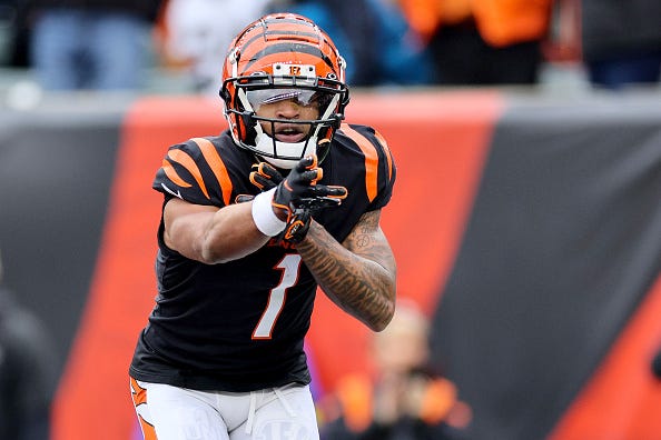 Ja'Marr Chase and the Bengals will play in Tampa Bay in Week 15. 