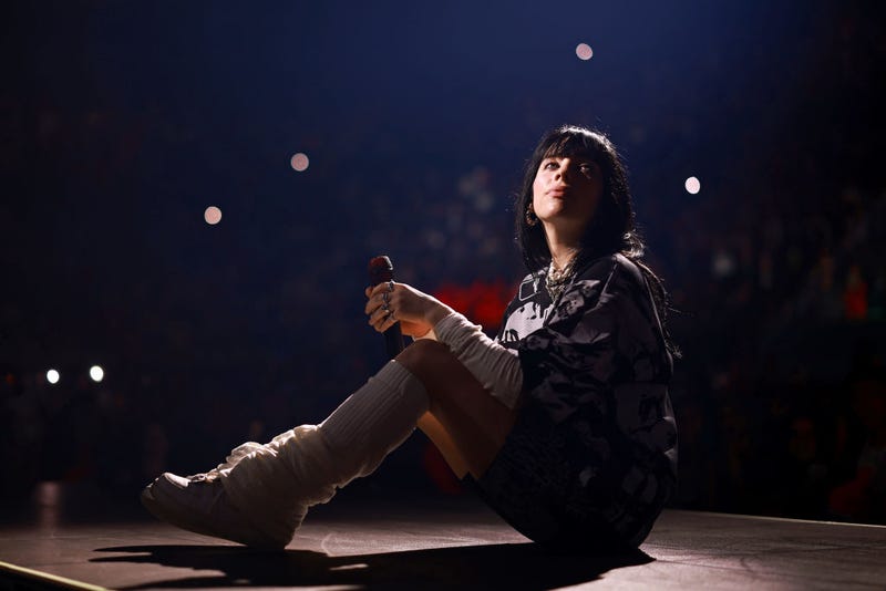 Billie Eilish performs onstage at The Kia Forum on December 13, 2022 in Inglewood, California.