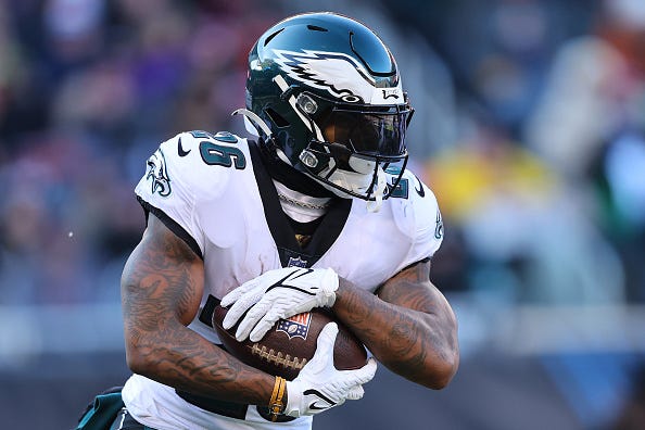 Miles Sanders can become a free agent this offseason. 