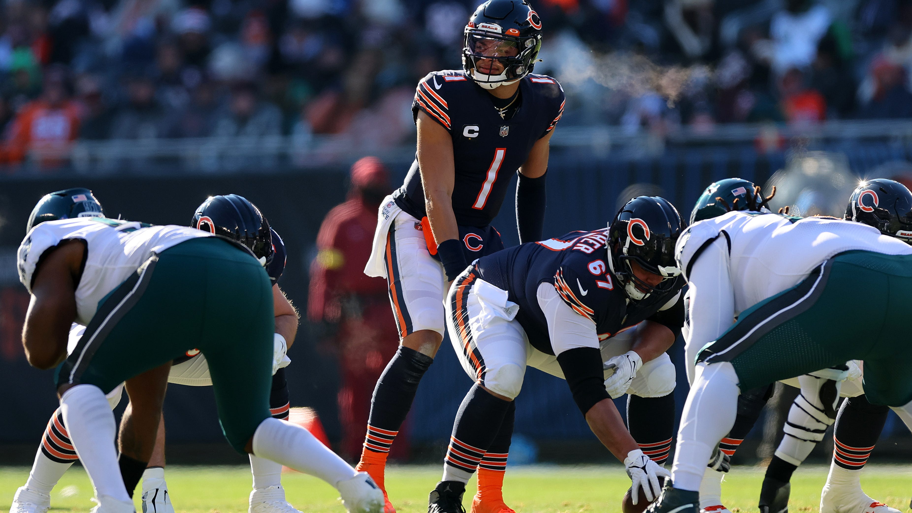 LISTEN: McDermott: Justin Fields has had great second season in NFL