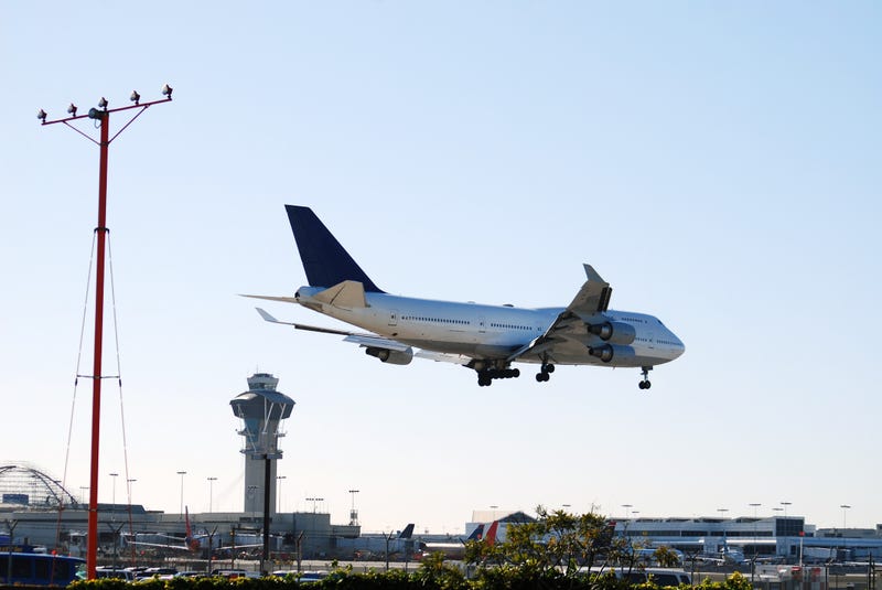 Plane at LAX