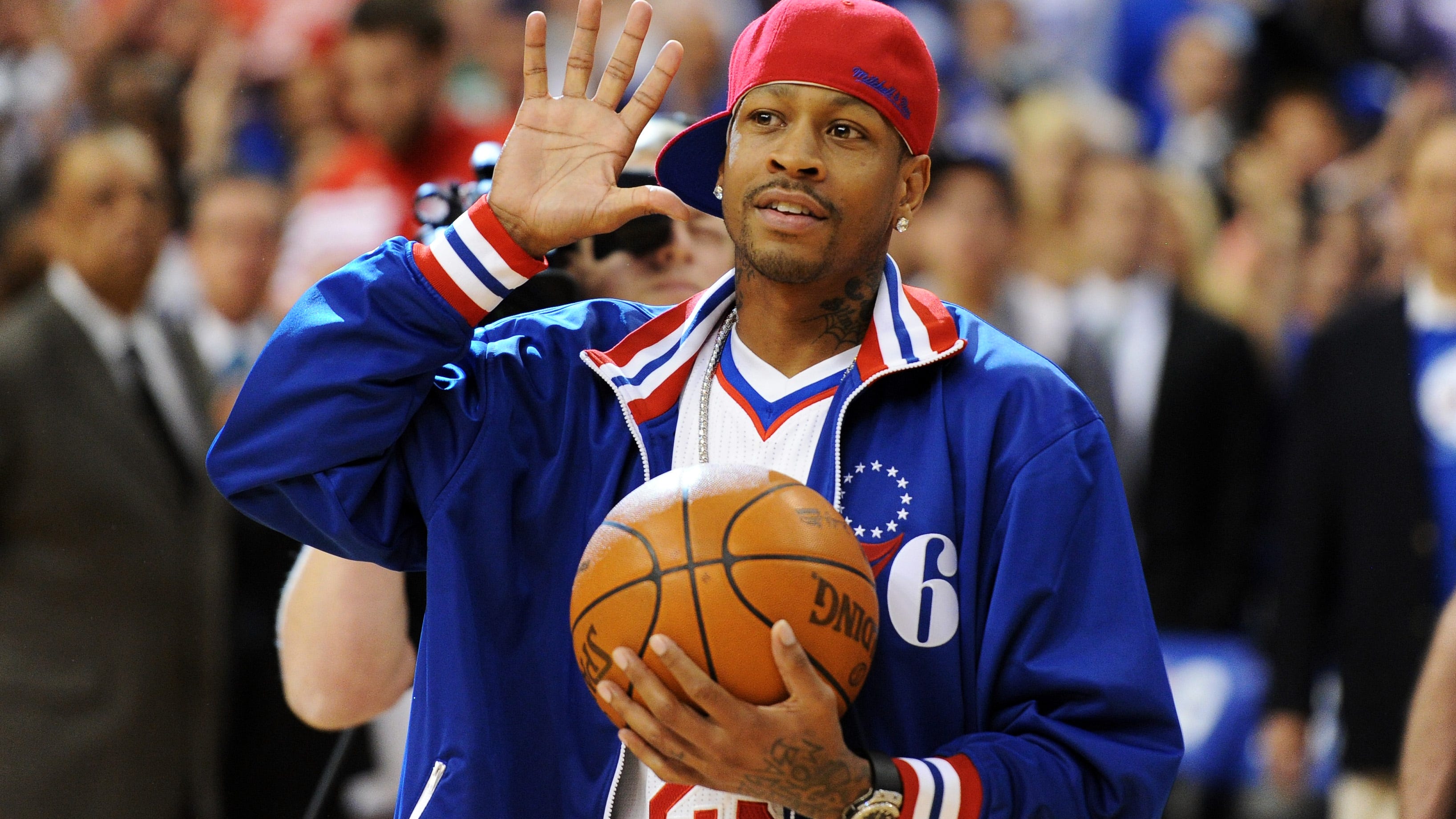 Iverson joins fellow Sixers Malone, Wilt, Barkley, Dr. J on NBA anniversary team