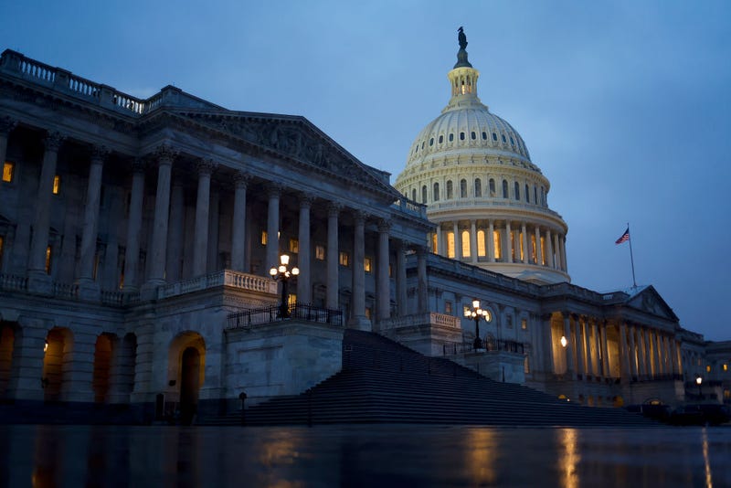 The U.S. Capitol Building on December 22, 2022 in Washington, DC. The Senate voted to pass a $1.7 trillion spending package to fund the government through 2023, which now goes to the House chamber to be voted on to avert a government shutdown. (Photo by Anna Moneymaker/Getty Images)