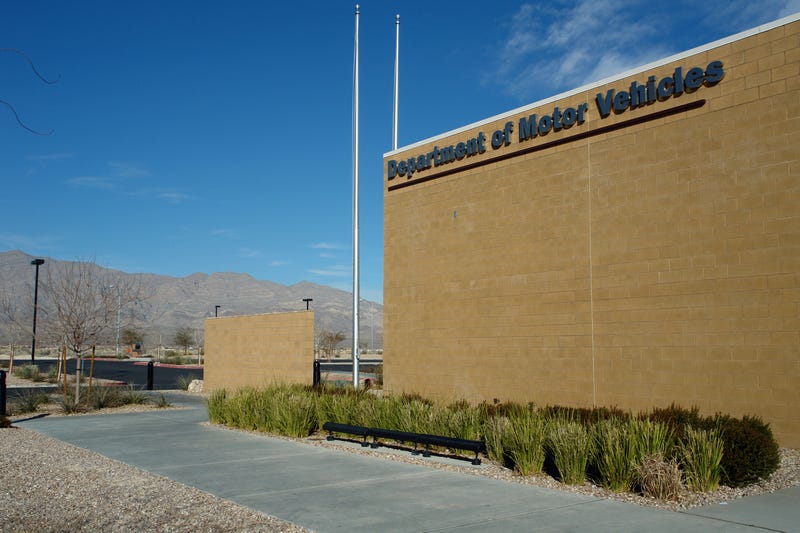 Exterior of a Nevada DMV location