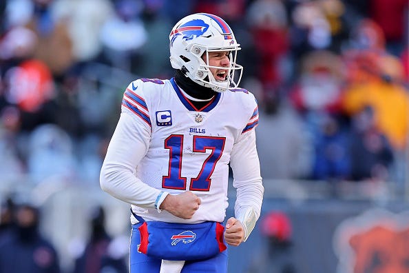 Josh Allen and the Bills will host the Dolphins. 
