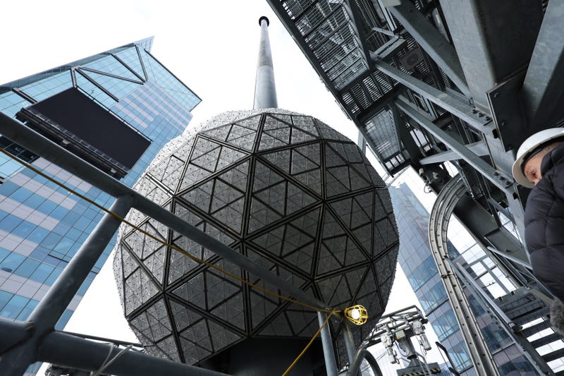 The ball will be tested on Friday after it was installed on Dec. 27, 2022