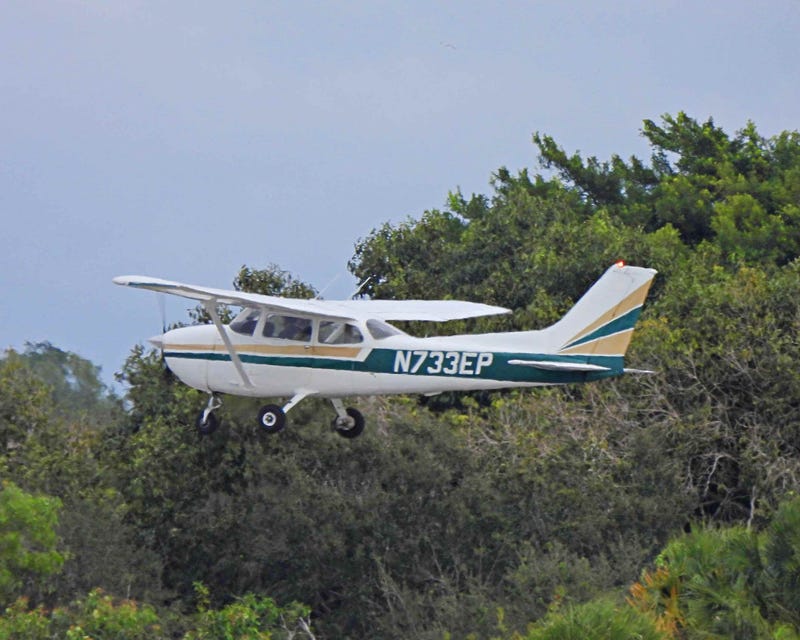single engine airplane taking off