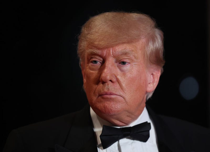 Former U.S. President Donald Trump arrives for a New Years event at his Mar-a-Lago home on December 31, 2022 in Palm Beach, Florida. 